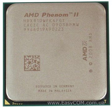 Обзор процессора AMD Phenom II X4 810 для Socket AM3